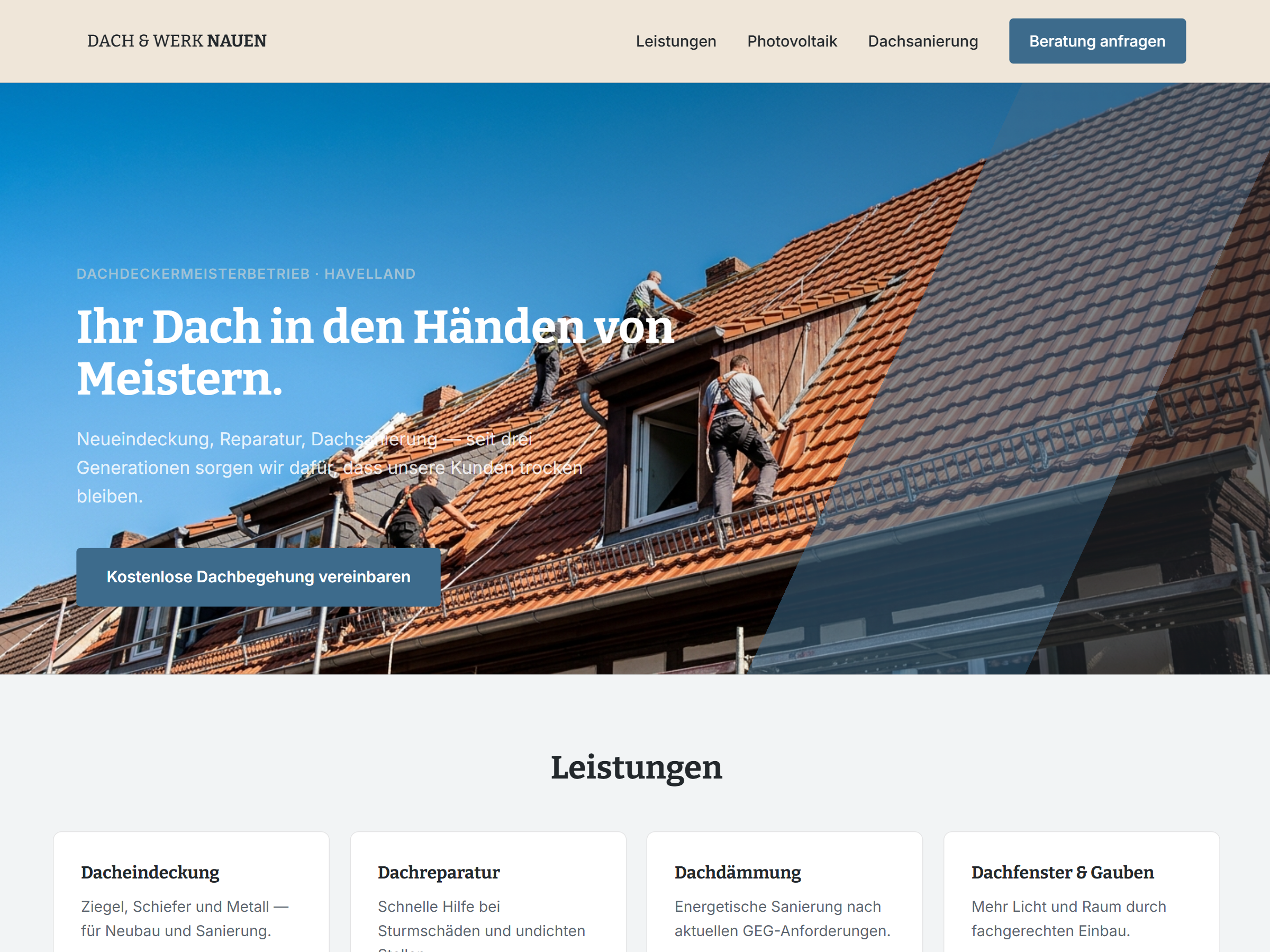 Vorschau Dach & Werk Nauen